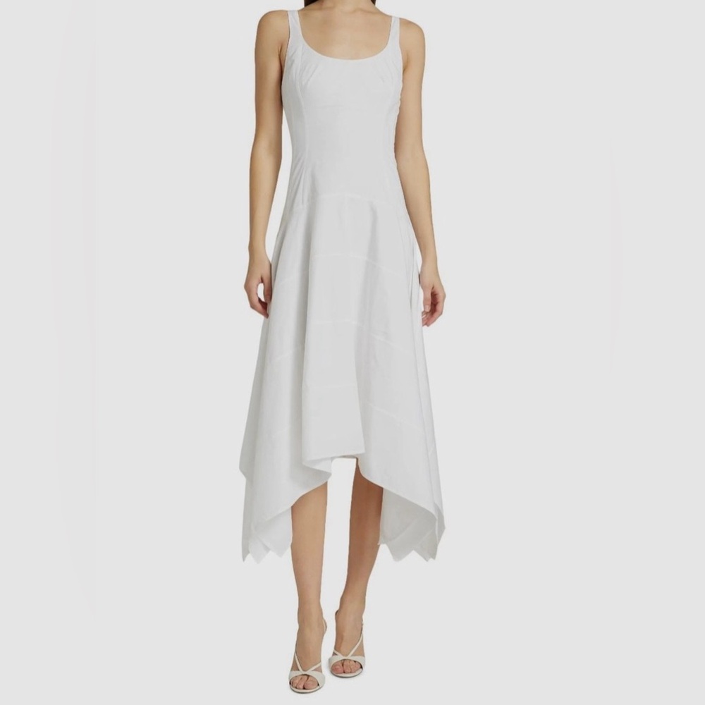 NWT Ayesha Poplin Cotton Midi-Dress